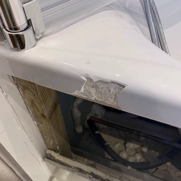 Bath repair Before