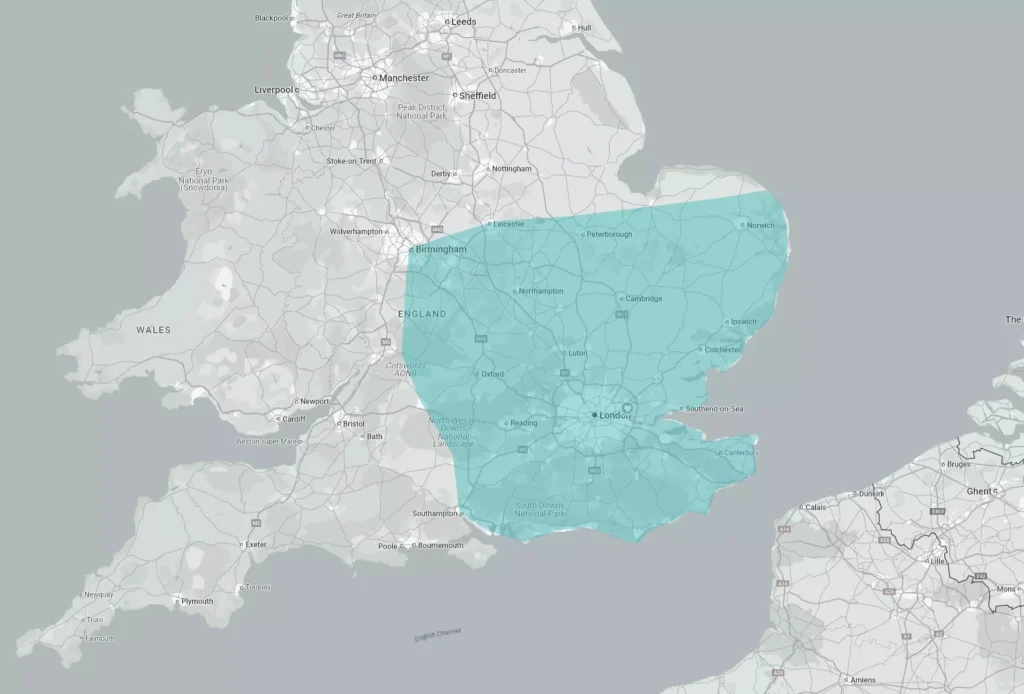 area we cover